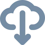 Cloud Download SVG Icon